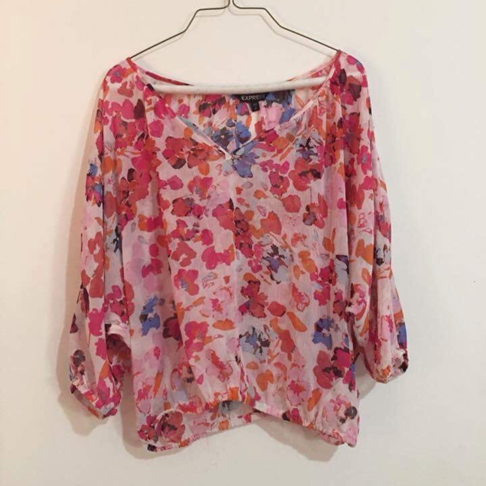 Pink Floral shirt